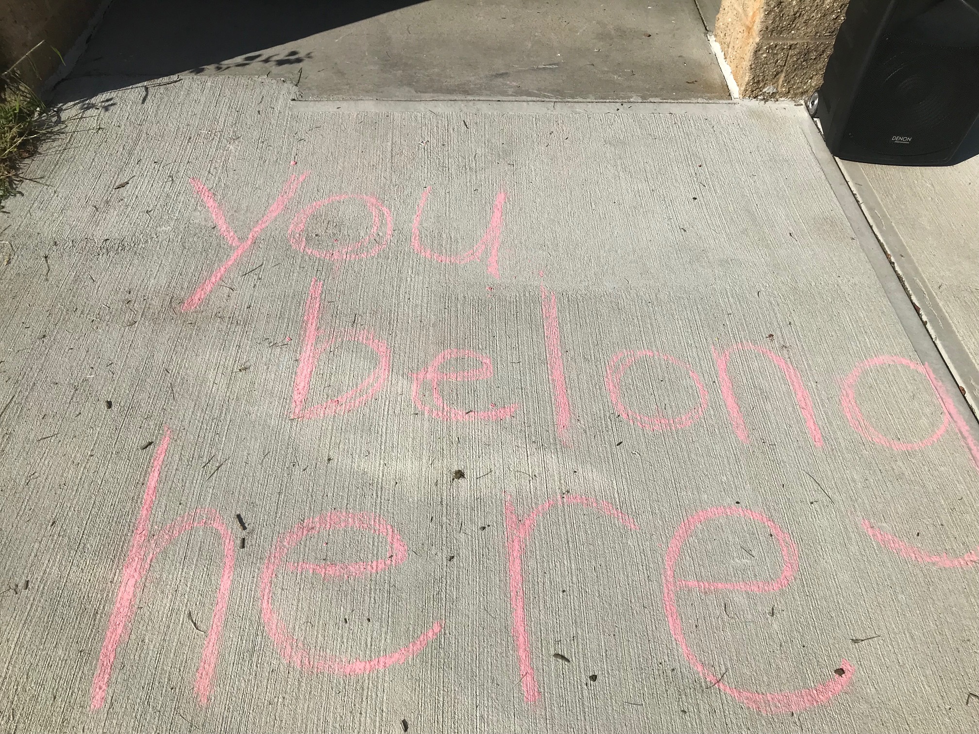 Sidewalk Message