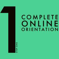 Step 1 - complete online orientation