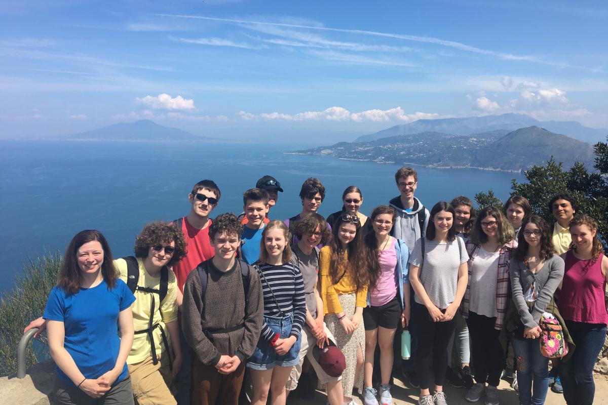WA students visit Italy in April 2019