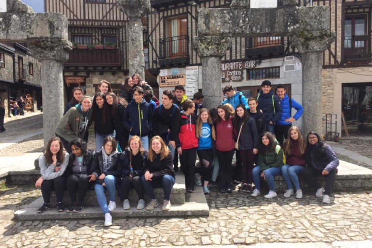 WA Spanish students visit a medieval town near Salamanca
