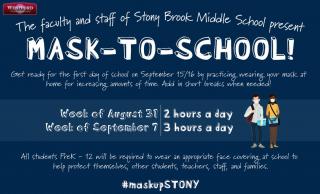 Mask to School Campaign for Stony Brook School 