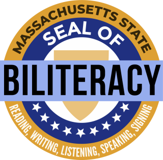 Massachusetts State Seal of Biliteracy (insignia)