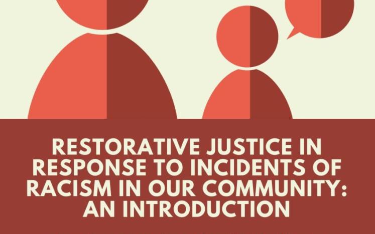 Restorative Justice Webinar flyer for Westford Public Schools