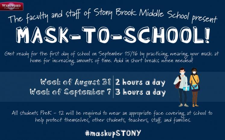 Mask to School Campaign for Stony Brook School 
