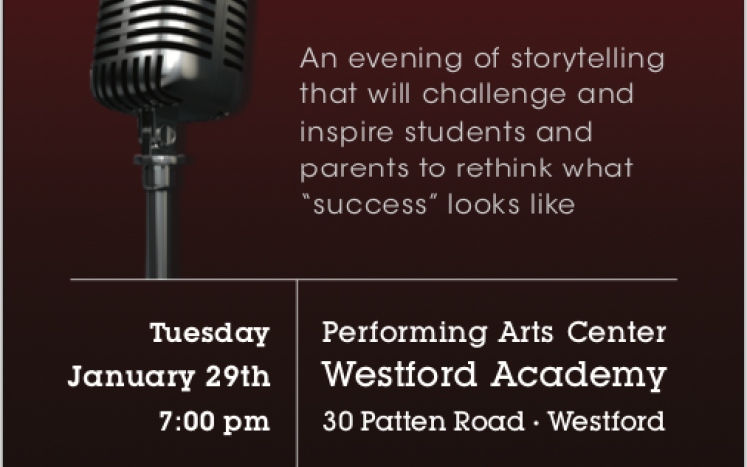 Success Stories Poster for January 29th Event at WA
