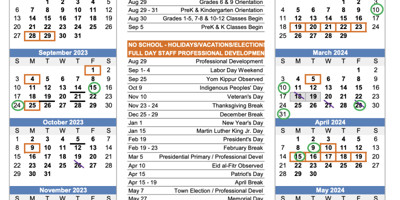 Click for School Calendar