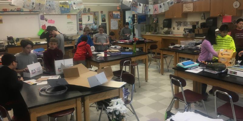 6th grade classroom transforms to a complete maker-centered learning environment.